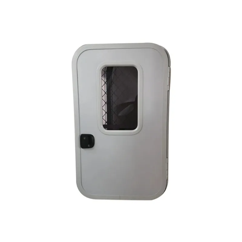 2021 Aluminum Alloy Frame Aluminum Mesh Single Point Lock Teardrop Camper Rv Trailer Door For Caravan