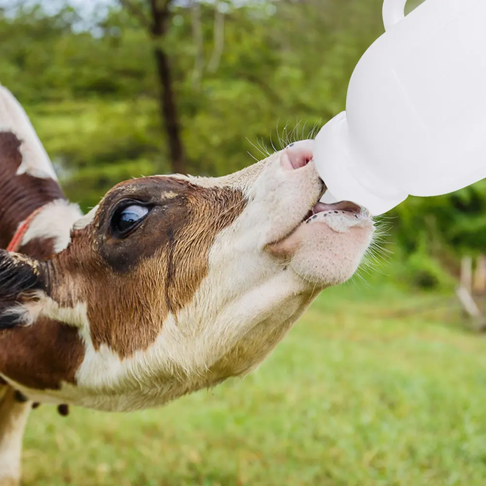 

1 set Calf For Animal Nursing Lamb Feeding Supplies Livestock Milk Bottle Goat Feeder Small Drinking Bottle For Puppy