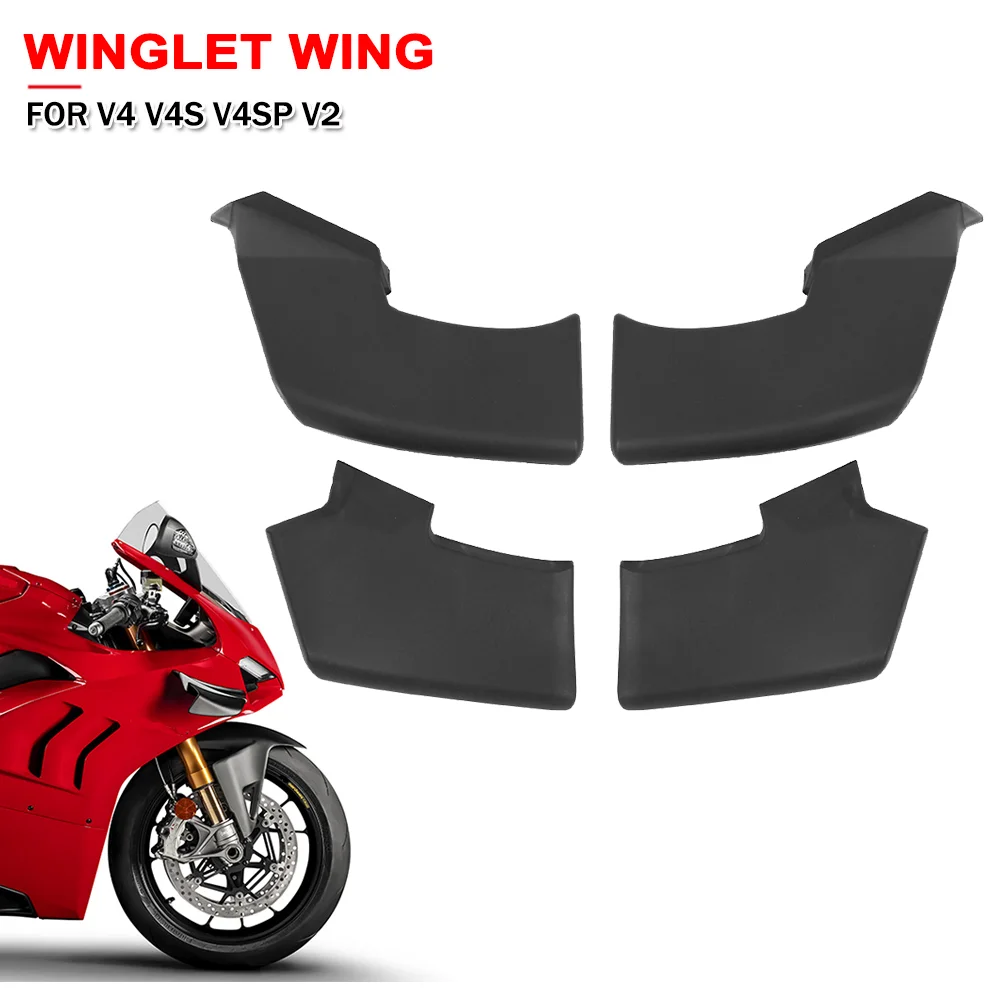 

Комплект крыльев для мотоцикла, крылышки, обтекатель, спойлер, кронштейн для Ducati Street Fighter V4 V4S V4SP 2020-2023 V2 V 2 2022 2023