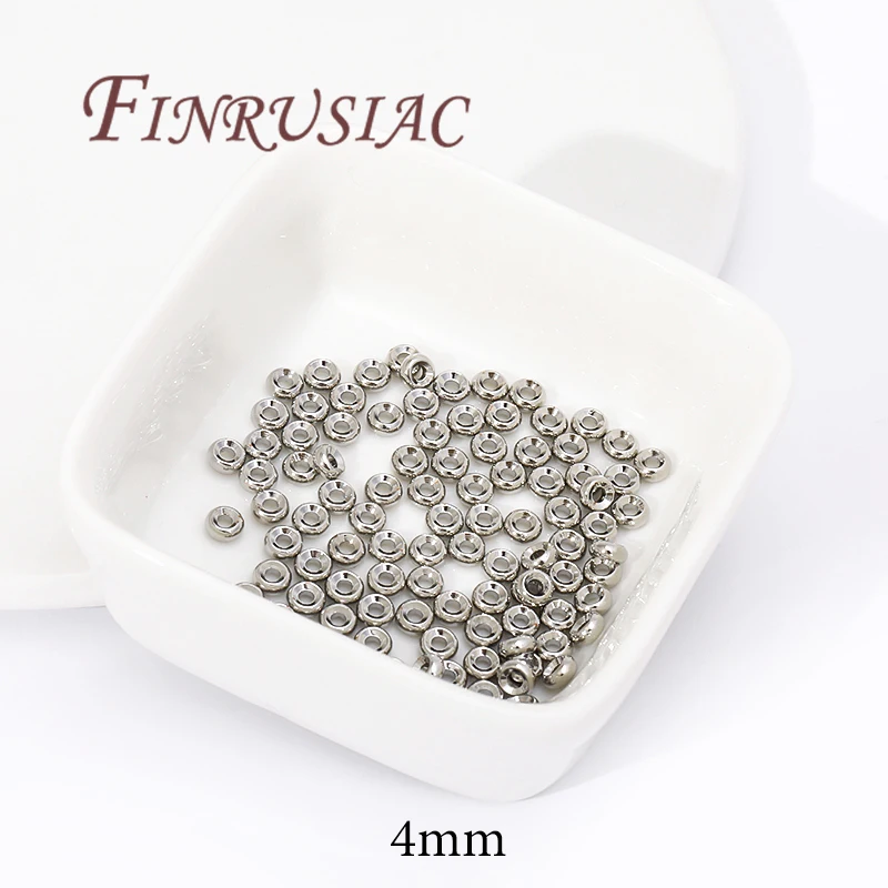 Spacer Beads for Bracelets, 18K Gold Plated Separators