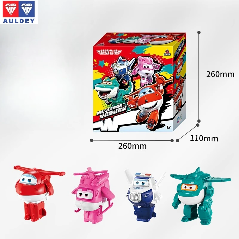 ​ Auldey Super Wings Jett & Tino Transforming Toys – klassisches Easy Transformation Combiner Set (Geschenk für Kinder) ​ ​ ​ Übersetzungsskript