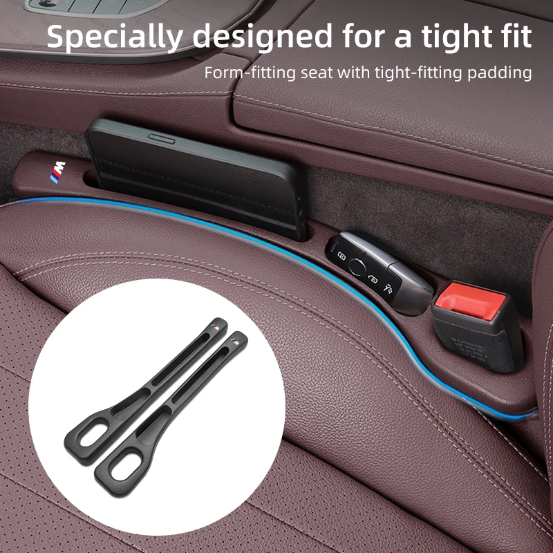 Car Seat Gap Filler Strip Multi-Use Side Seam Filler Storage Box Accessories For BMW E90 E60 E46 E39 F30 F10 E87 X3 X4 X5 M3 M5