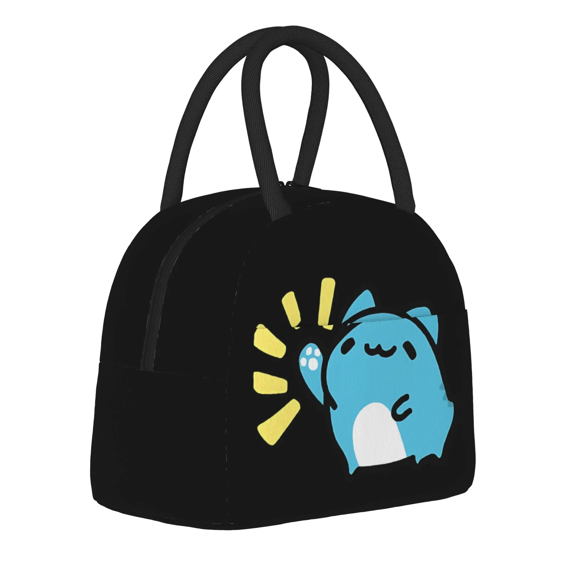 Bugcat Capoo 5244658674.1143 Insulated Lunch Bags Portable  Meal Container Thermal Bag Tote Lunch Box Beach  Travel Food Handbag