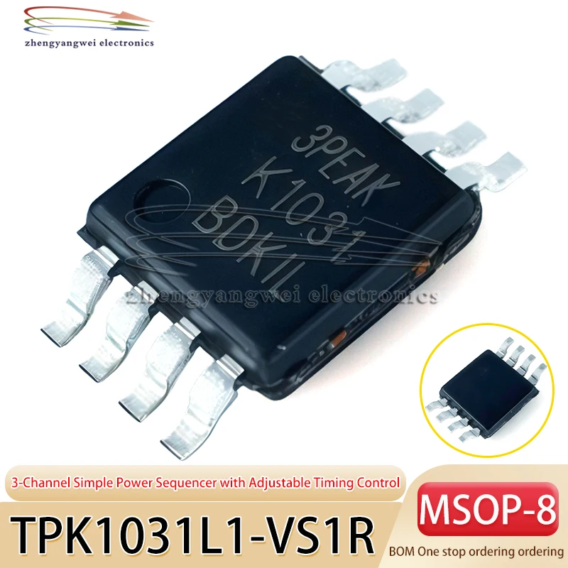 5 PCS TPK1031L1-VS1R K1031 MSOP8 3PEAK chip power management IC