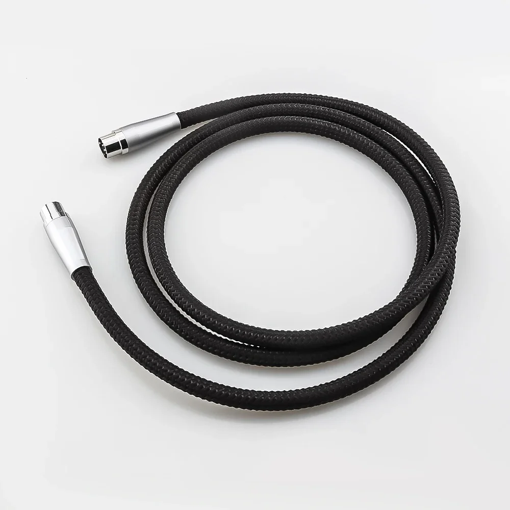 HI-End الفضة الصلبة النقية 5 دبوس DIN إلى DIN Hi-Fi ربط لـ Naim، Quad