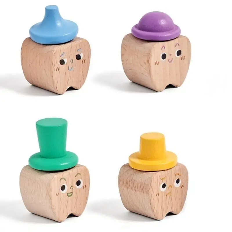 U13F 1 مجموعة حامل أسنان الطفل صندوق تذكاري خشبي لمجموعة أسنان الرضع