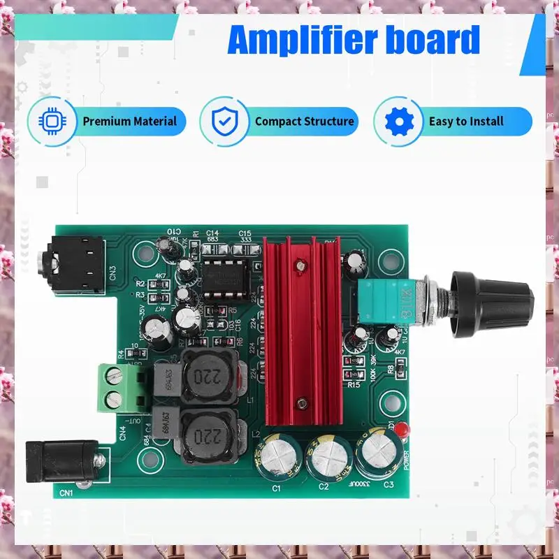 2025 Power Amplifier Board High-Sensitivity Mono TPA3116 Subwoofer Amplifier Module With NE5532 OPAMP,Power Amplifier Board High