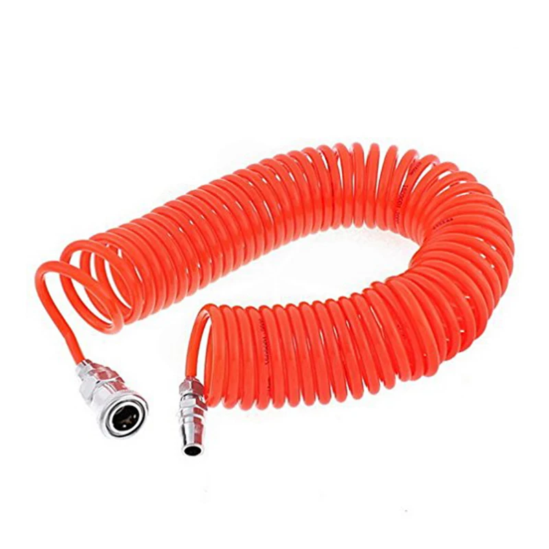 Pneumatic Tools Hose Air Pneumatic Hose Spiral Pipe Air Compressor Hose Long Pneumatic  Hose Air Compressors Outer Diameter