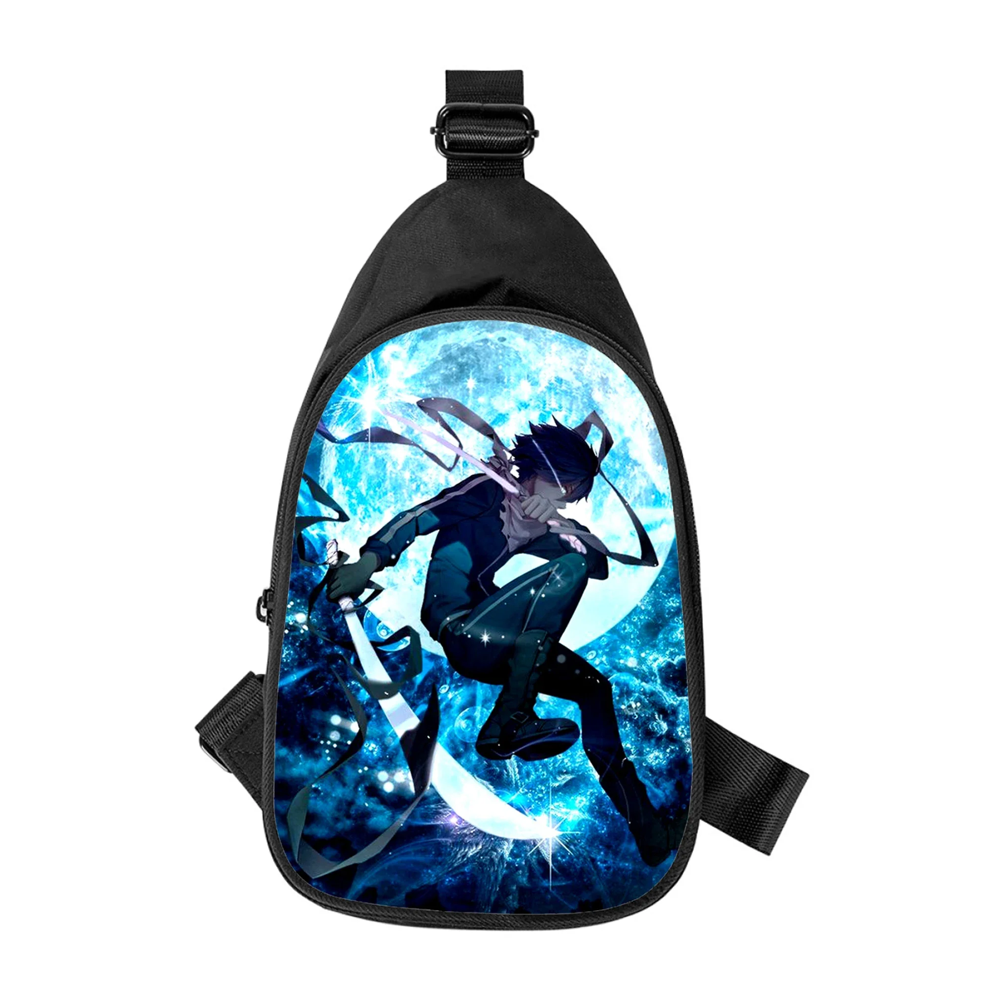 Noragami yato-Bolso de pecho cruzado con estampado 3D para hombre y mujer, morral de hombro cruzado diagonalmente, paquete de cintura escolar para marido, nuevo