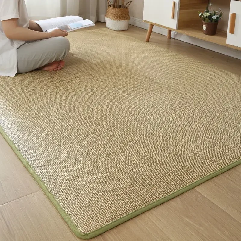 Tatami rattan Floor mat Living room bedroom balcony summer cool carpet floor mat rug alfombras
