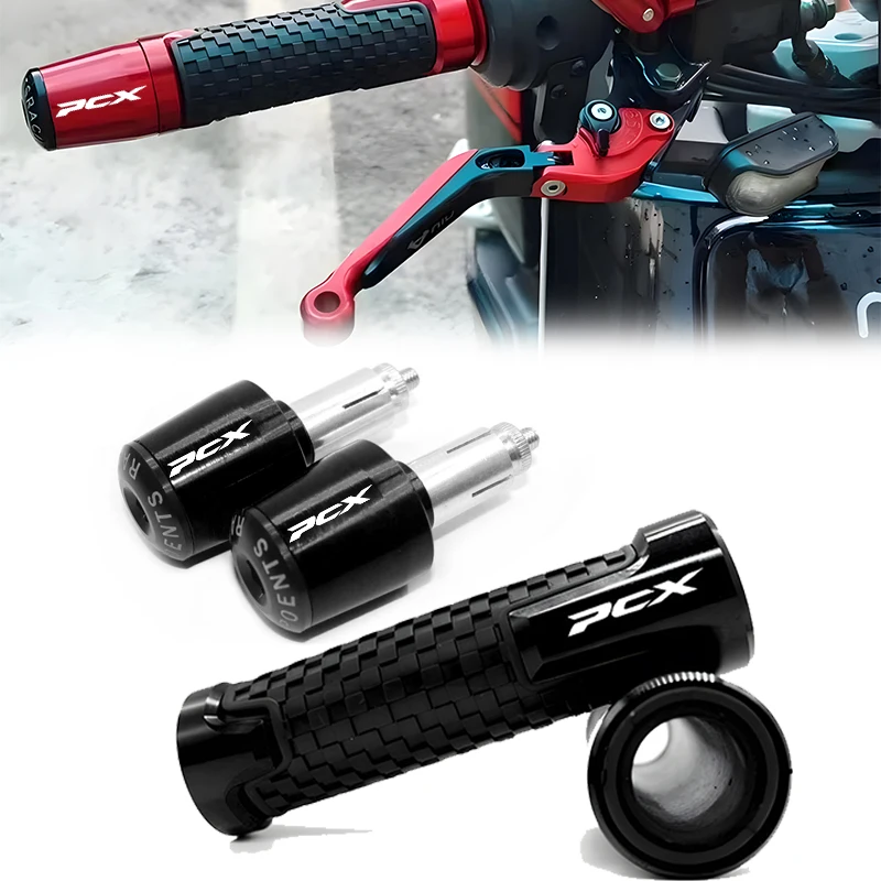 

2024 2025 22 Motorcycle CNC FOR HONDA PCX 125 250 PCX PCX125 PCX150 PCX 125 150 ALLYEAR Handle Bar Cap End Plugs Handlebar Grips