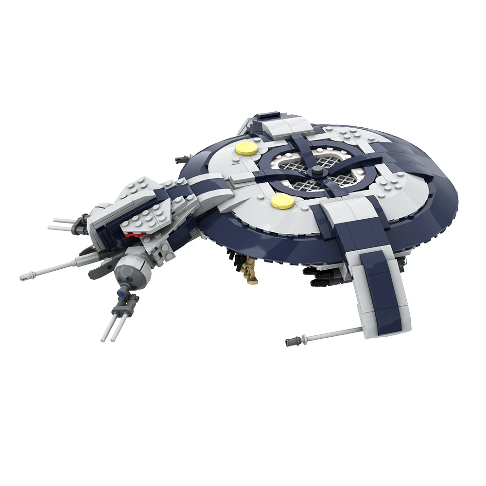 HMP Droid Gunship Building Blocks Movies Robot Armed Helicopter Model DIY Bricks Space Sets Toys Birthday Gift for Kids Adult