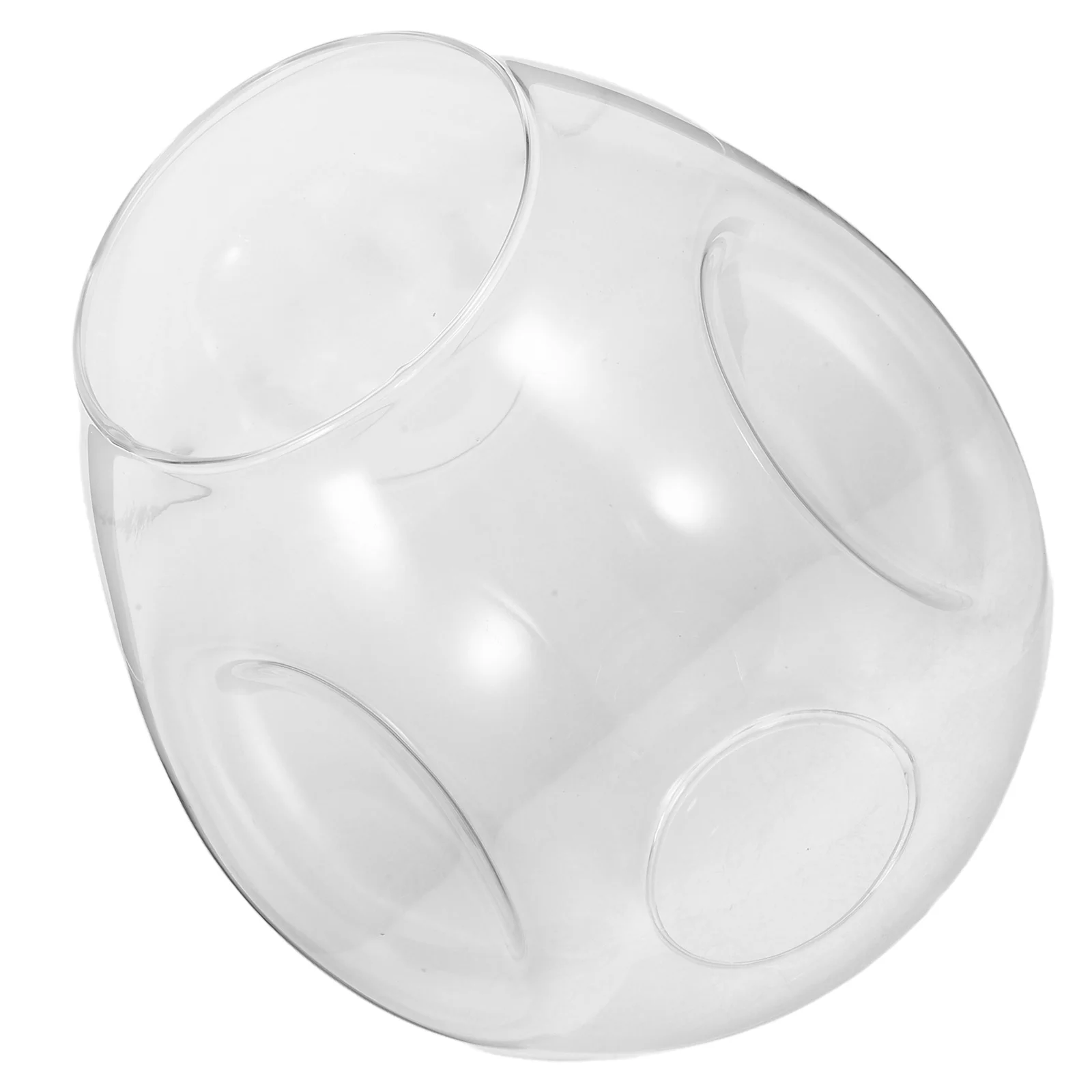 1 pz paralume in vetro trasparente coprilampada per camera da letto in stile europeo decorativo diffusore di luce calda coperchio della lampada paralume in vetro