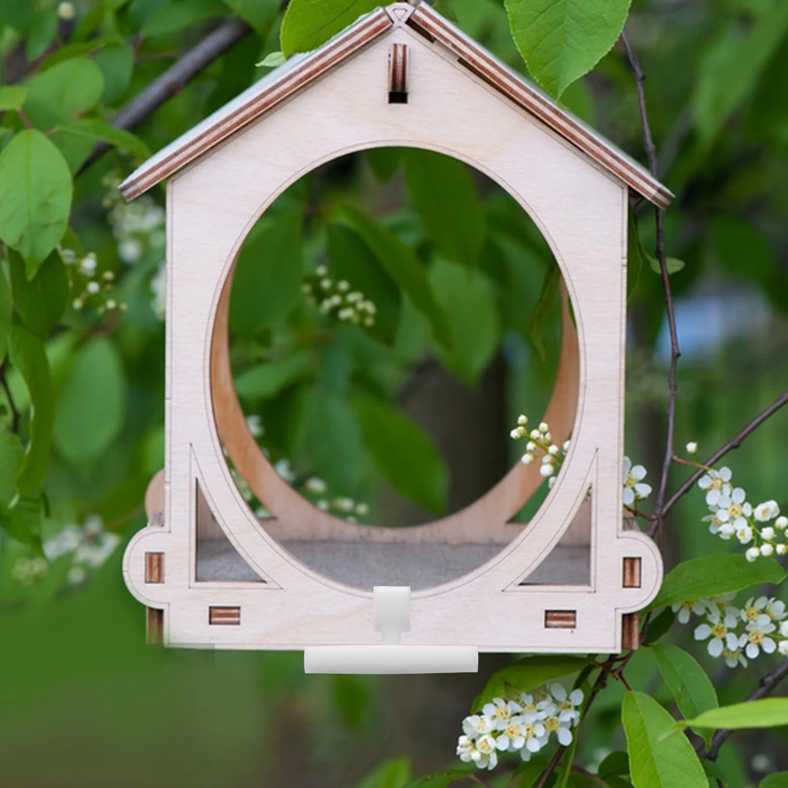 

5Pcs Bird Feeder Perch Acrylic Buckle Pole Easy Install Outdoor Bird Feeding Station Cage Accessories Birds Feeding Bowl Perch