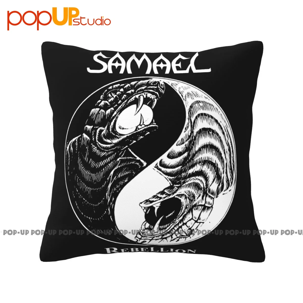 Winter Samael Rebellion Metal Industrial Tiamat Satyricon Lp Cd Pillowcase Throw Pillow Cover Skin Care