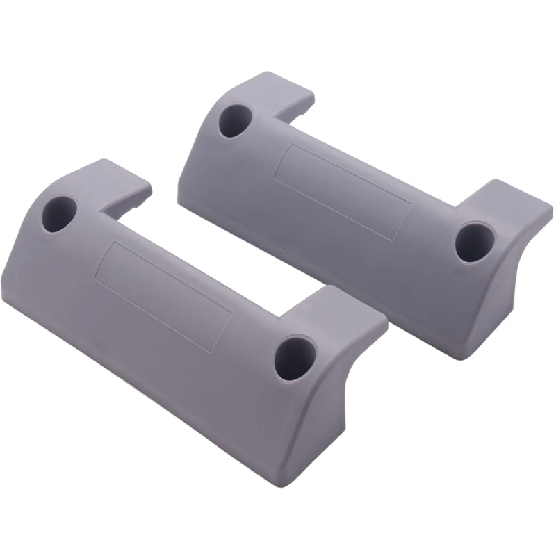 ●2Pcs Garden Hose Reel Holder PVC Wall Mounted Garden Hose Hanger Pipe Holder with 8Pcs Expansion Screws