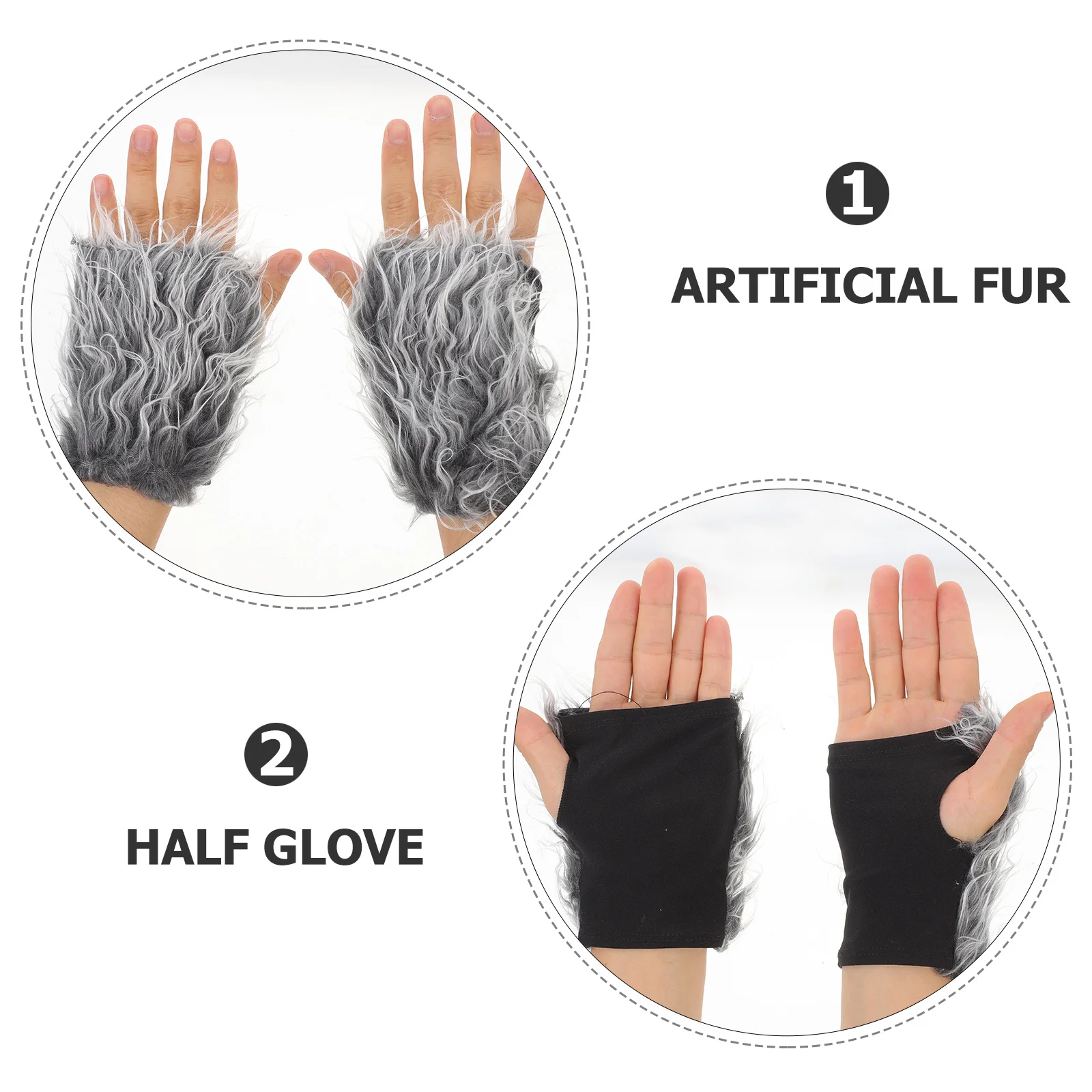 ชุดคอสเพลย์หมาป่า 1 ชุด ประกอบด้วยหน้ากาก ถุงมือ หาง ชุดสัตว์ สำหรับงานปาร์ตี้ งานเทศกาล การแสดง ชุดคอสเพลย์หมาป่า หน้ากากตกแต่ง