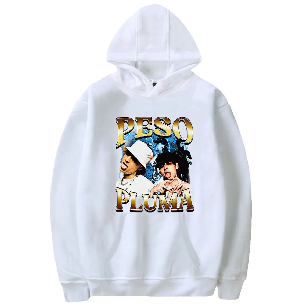 Peso Pluma Hoodies 2023 Doble P Tour Touring Merch Print Casual HipHop Style Women/Man  Streetwear Sweatshirts