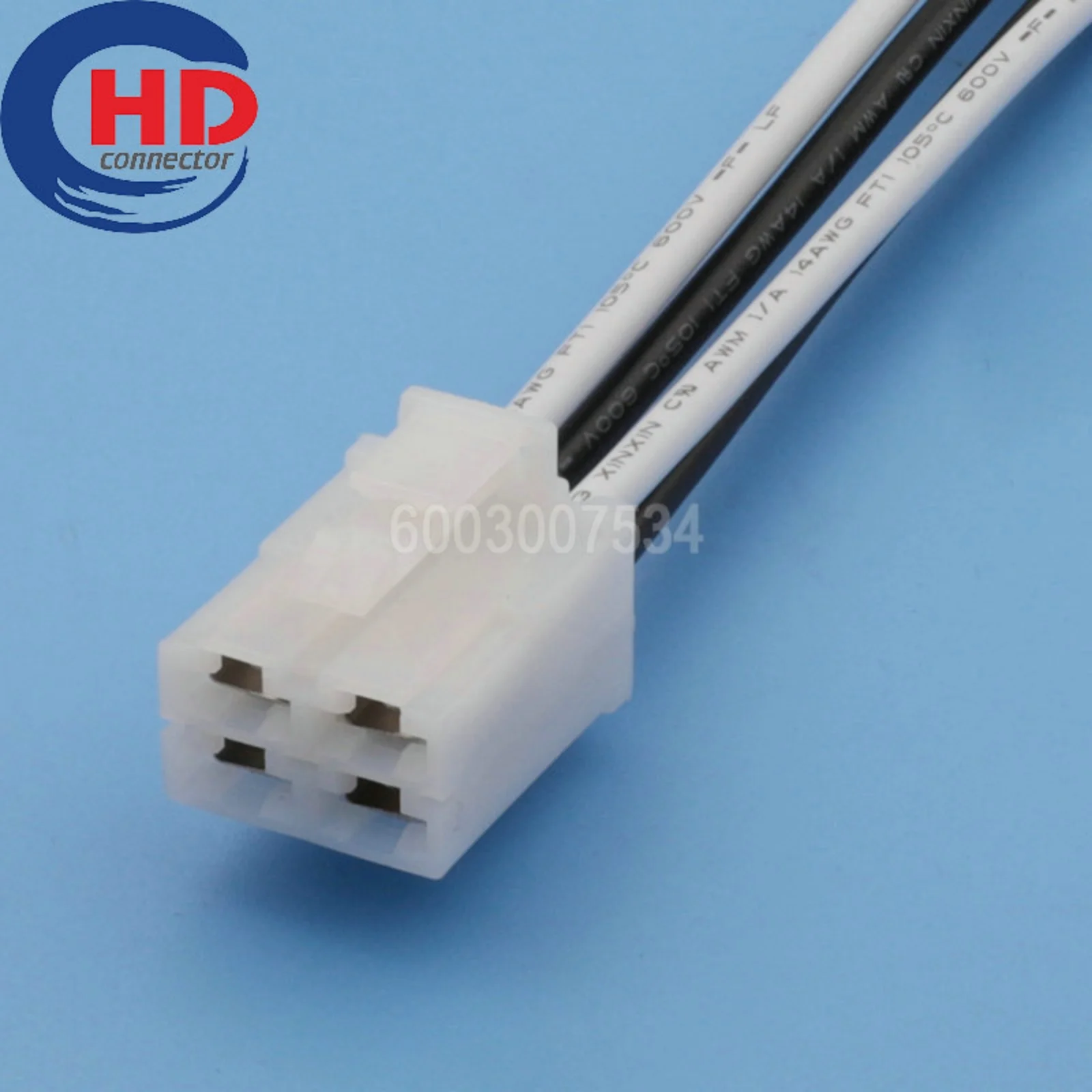 4 pin Auto Electri Unsealed Female Connector Motorcycle Electrical Harnesses Wiring Harness Housing 7123-2845