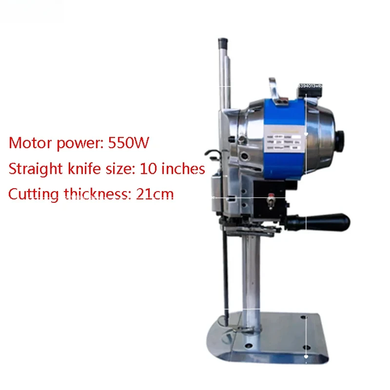 

Industrial 10"/6" Cloth Cutting Machine 550W 220V Straight Knife Electrical ,Fabric Cutter,Automatic Knife Sharpening