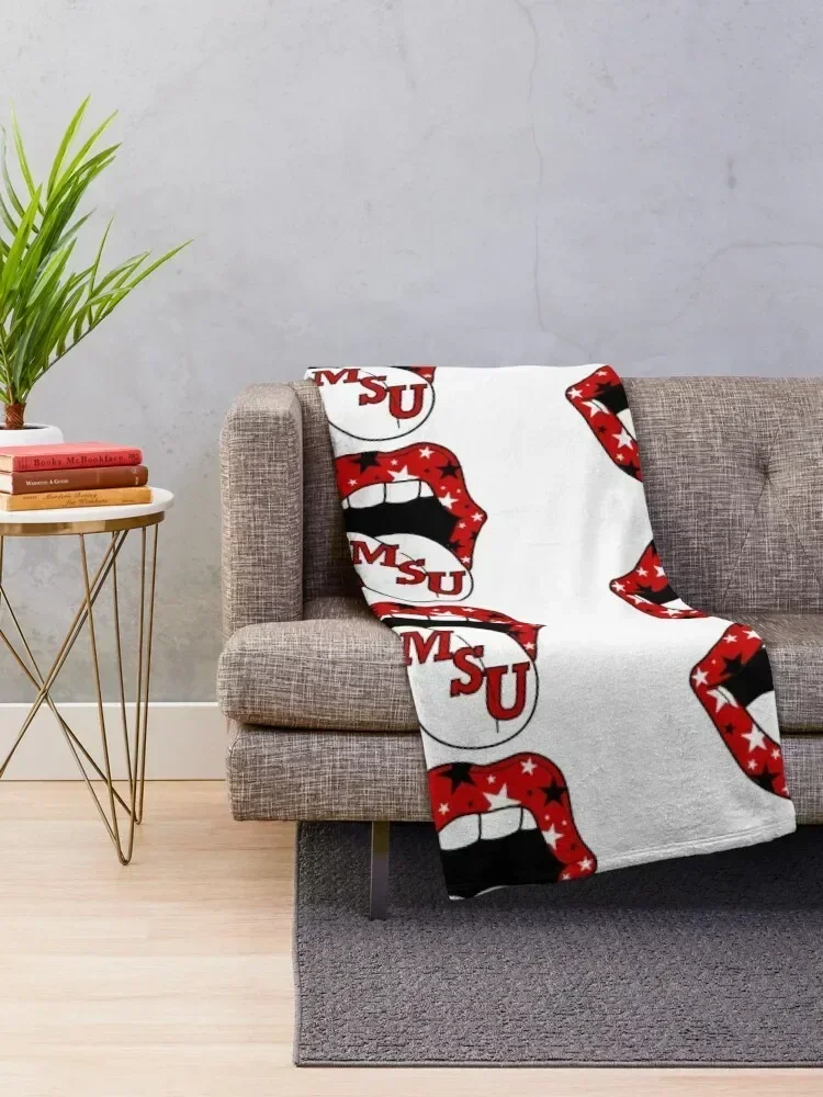 Montclair state university Throw Blanket Camping Luxury Single Blankets