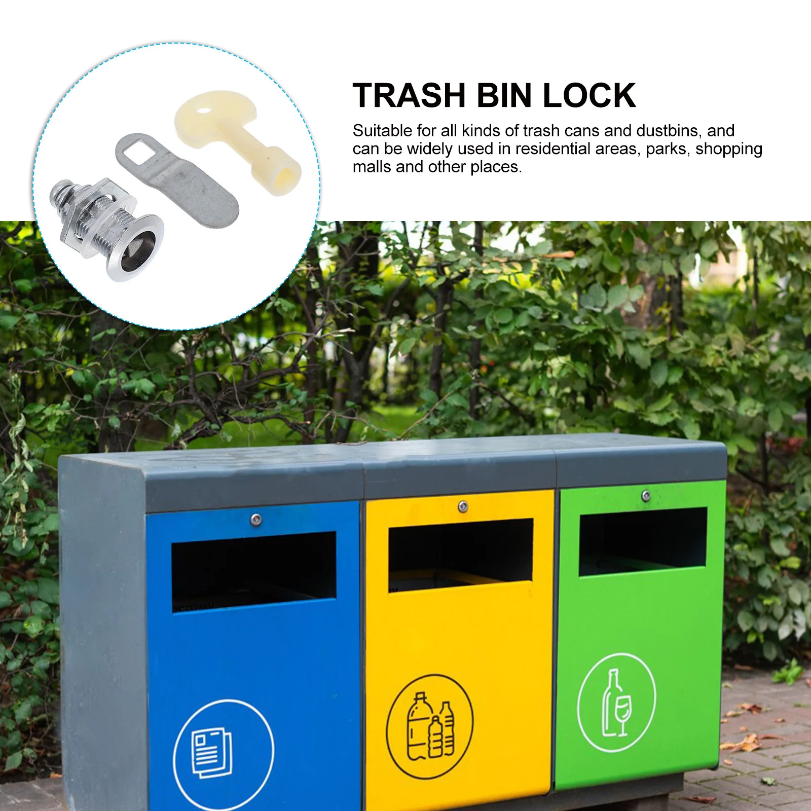 Набор замков для универсальных ключей, многофункциональный уличный мусорный бак, ключ, электрическая панель, треугольные гортентные ключи, детали