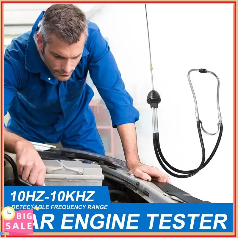 Exclusive Car Stethoscope Auto Mechanics Engine Cylinder Stethoscope Hearing Tool Car Engine Tester Diagnostic Tool
