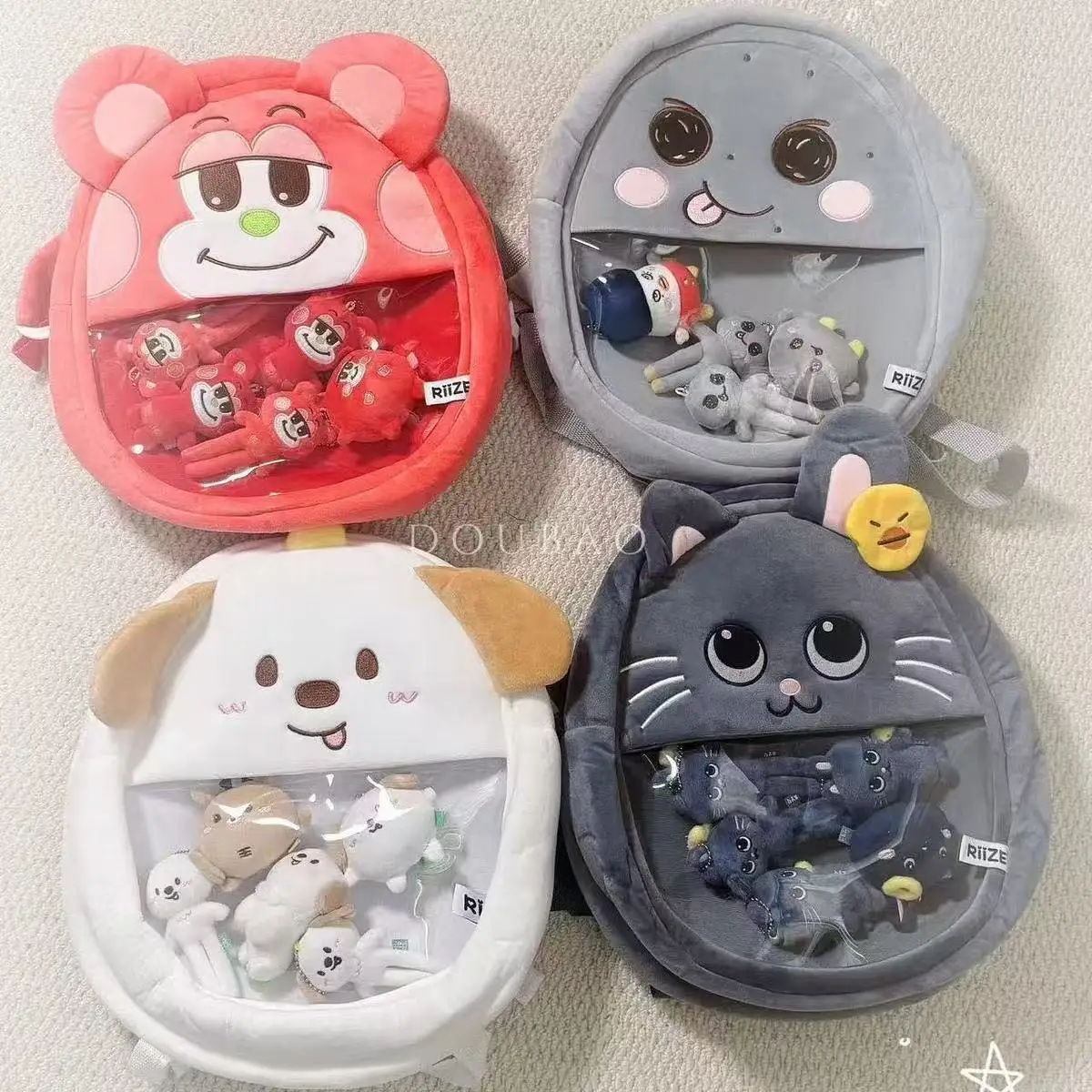 Kpop Idol RIIZE Same Style милый мультяшный рюкзак Anton Shotaro Eunseok Wonbin SUNGCHAN Sohee SEUNGHAN VIP Fans Gifts Collection