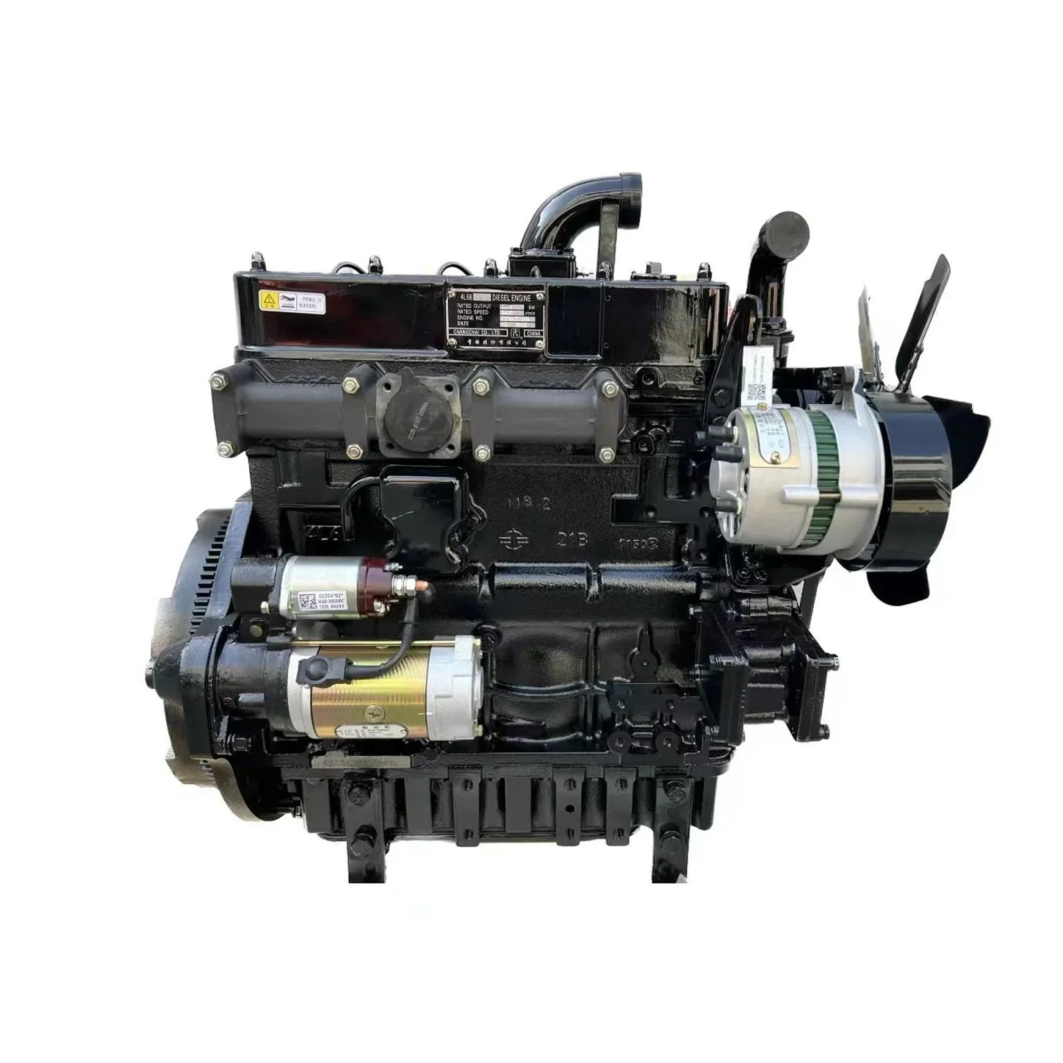 37Kw 4 cylinder changchai 4l68 engine diesel