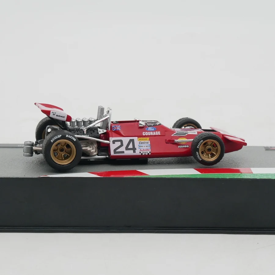 Ixo 1:43 Racing DE TOMASO 505 1970 Piers Courage Diecast Car Model Metal Toy Vehicle