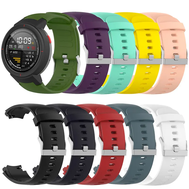 

Silicone Watch Band For xiaomi Huami amazfit verge 3 Sports Strap For Huami Amazfit Verge Youth Watch A1808 Bracelet