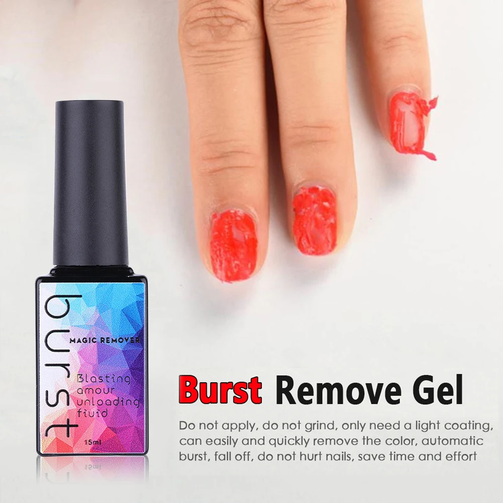 Quick Nail Gel Polish Remover smalto permanente Burst Nail Gel Clean Remover Soak Off Primer Cleaner sgrassante per unghie