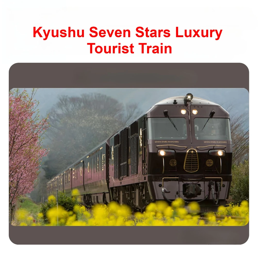 

Kato N-type 1/160 Toy Train 10-1519 Kyushu Seven Stars Luxury Tourist Train with And Without Interior Lights 8-section Train Set