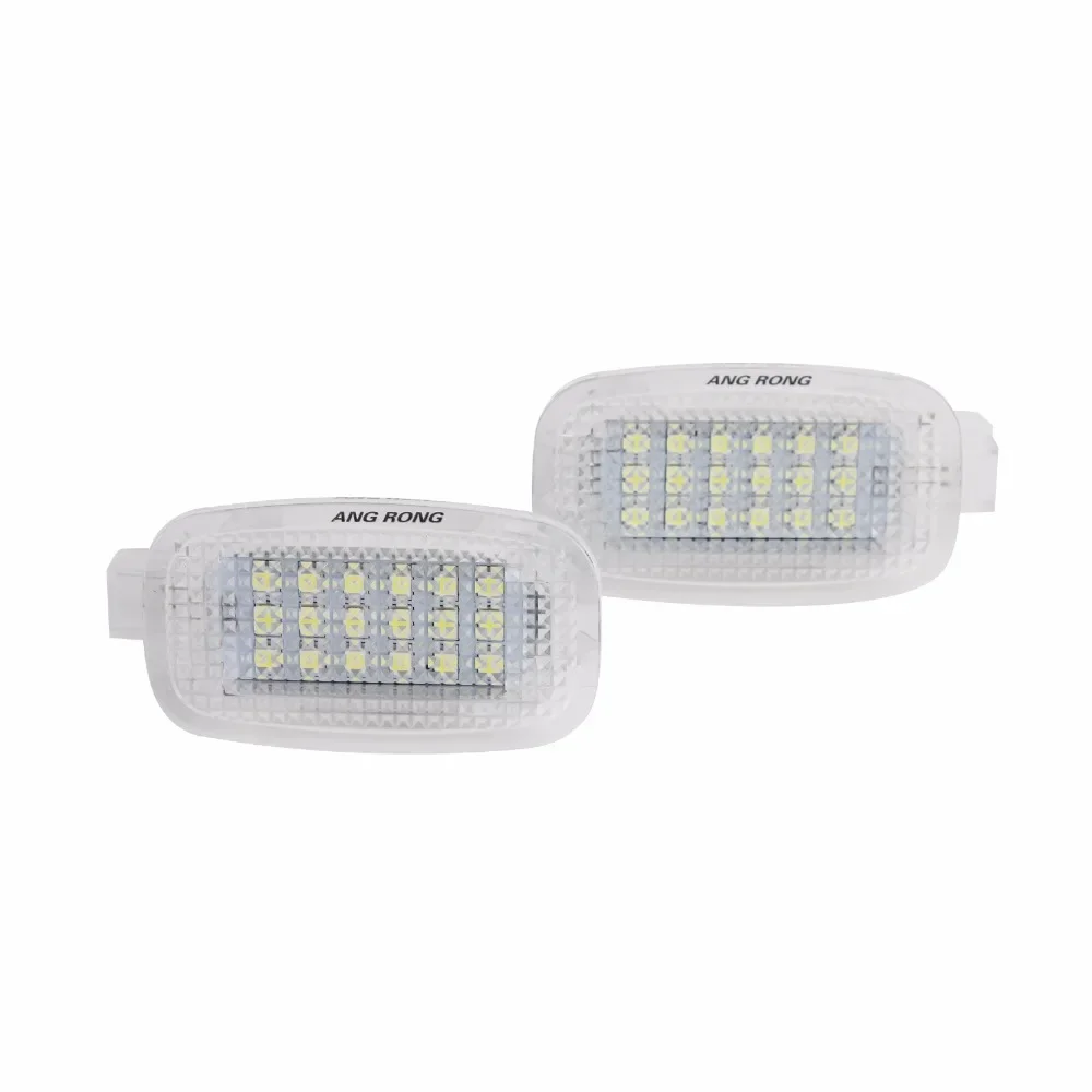 ANGRONG 2x LED Courtesy Door Footwell Luggage Trunk Light For Mercedes Benz W204 W216 W212 C207 X204 GLK W221 R230