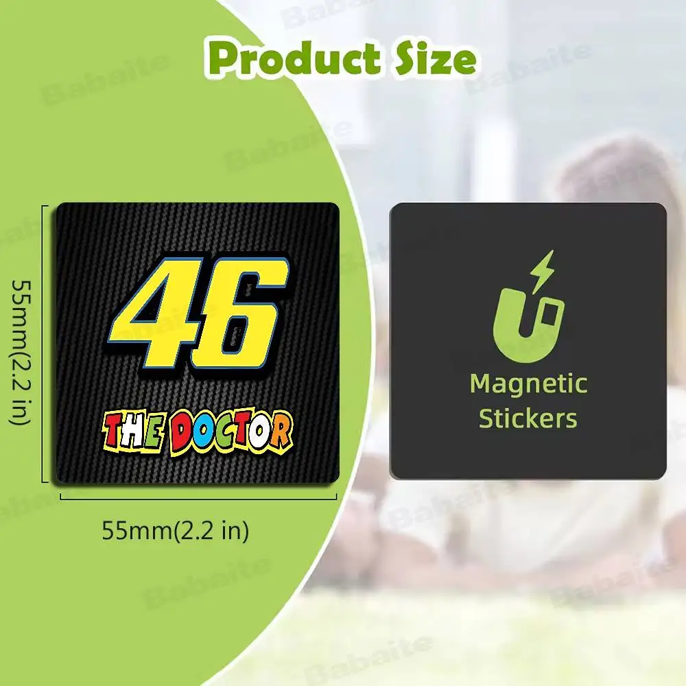 The Doctor Cartoon PVC Refrigerator Magnets Heat Transfer Printing Fridge Sticker For Home Kitchen Decor