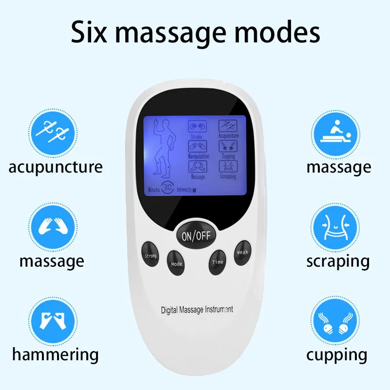 

Mini portable dual hole massager, massager, meridian instrument, electronic pulse massager, microcurrent