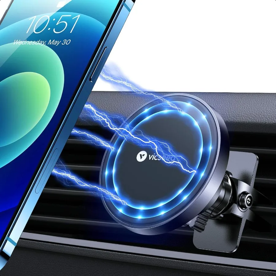 

for MagSafe Car Mount [Upgraded Strongest Magnet Power] Magnetic Phone Holder for Car Vent 360 Adjustable Magnetic Car Phone Ho