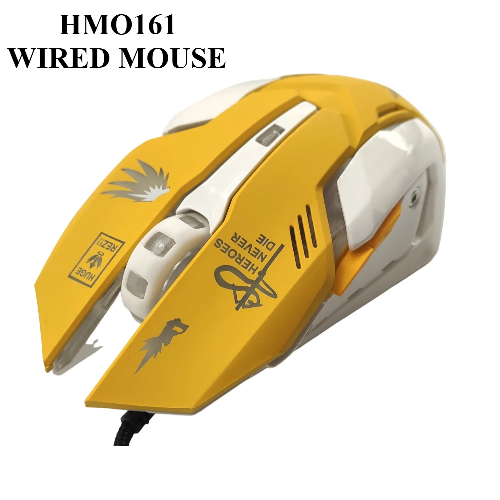 yyYellowAngel161 Wired Mouse Game Office Pink Girls Light-emitting Competition Cute Wired Mouse for PC Laptop Tablet Mobile