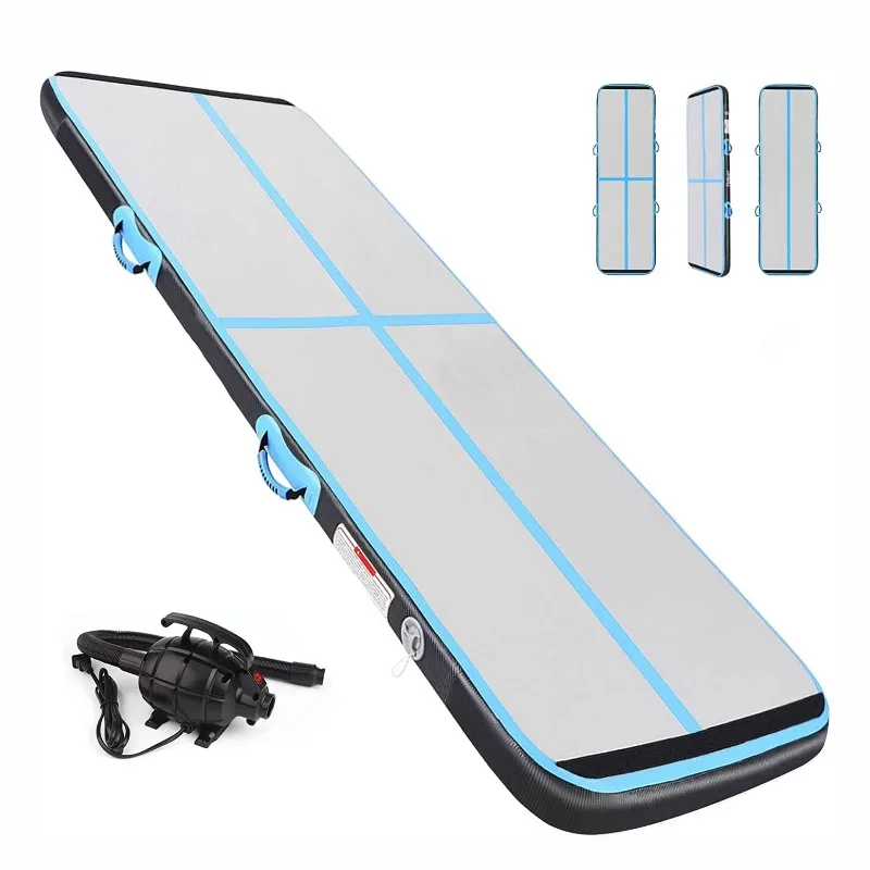Various Lengths Inflatable Air Track Gymnastics Tumbling Mat, Air Tumbling Floor for Home & Professional Training