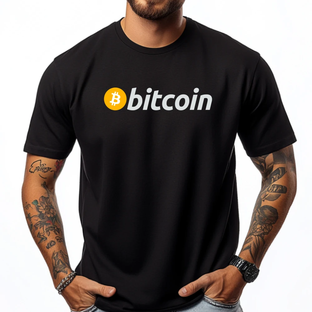 

Blockchain Cryptocurrency Black Hoodie Bitcoin Camisetas Camisetas Valentine's Day Gift T-Shirts Men