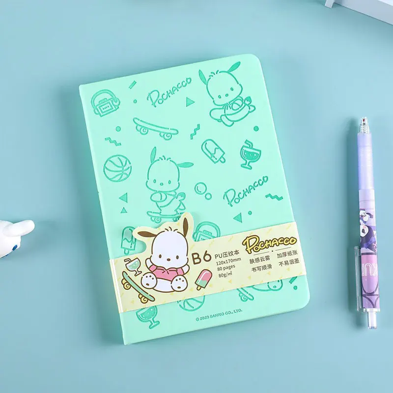 Sanrio Cute Notebook Notebook Embossed Notebook B6 Notebook Cartoon For Primary School Students Kawaii Stationery Supplies