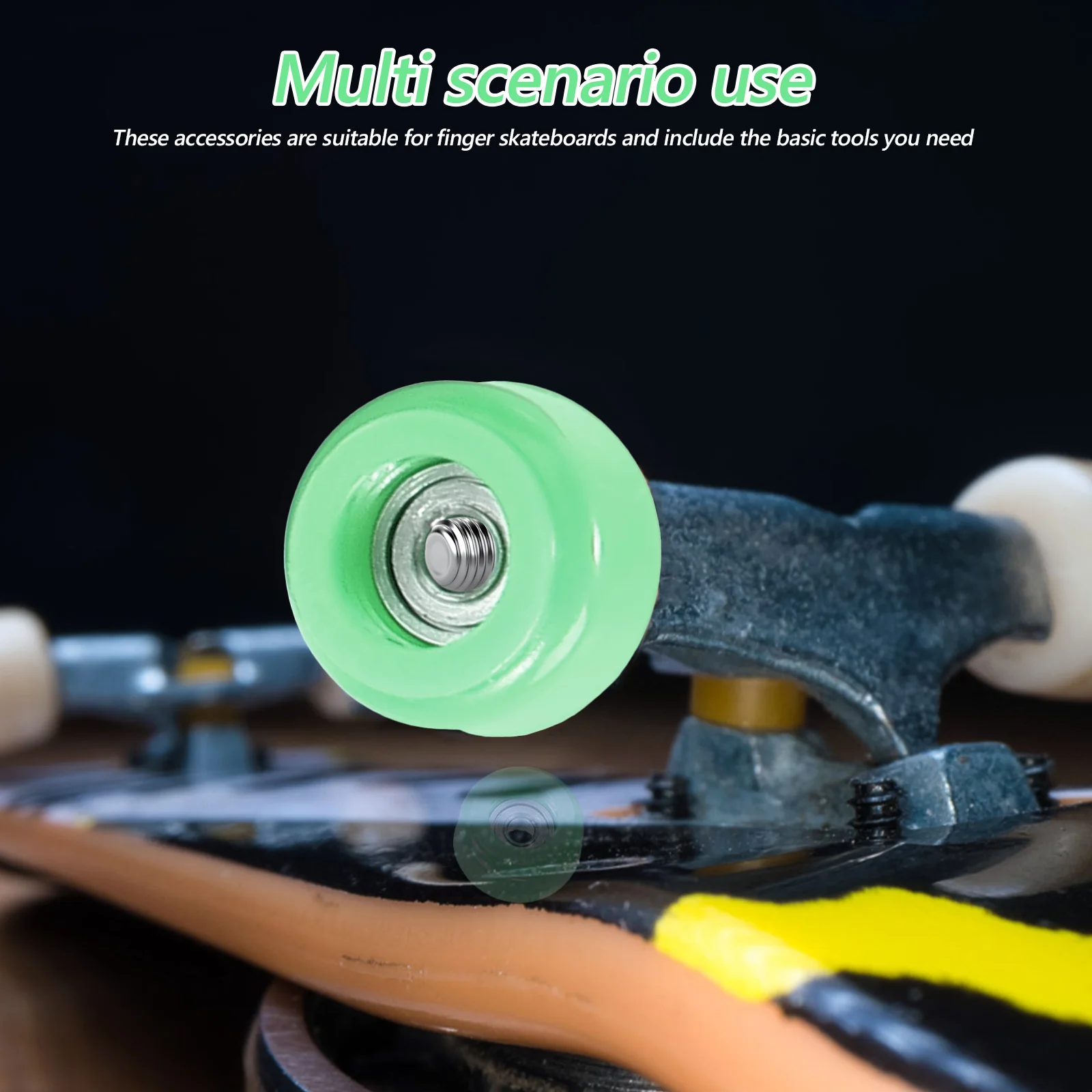 

4 шт., роликовые коньки для пальцев, 34 мм, прочный мини-симуляторный скейтборд из нержавеющей стали для детей и взрослых, образовательный стол для снятия стресса