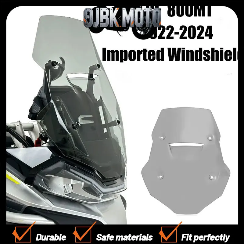 

For CF 2022-24 800MT Modified Windshield Heightening Deflector Sunshade Windshield 800MT W.R.S Imported Windshield Accessories