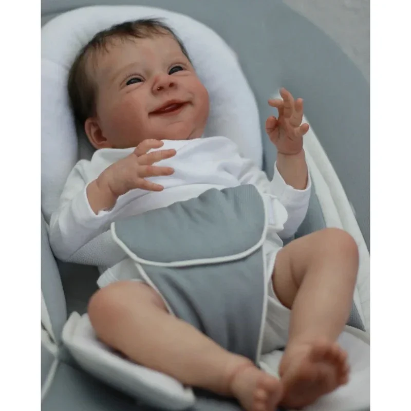 48cm  Realistic Siliocne Reborn Dolls Sebastian That Look Real Life Size Dolls for Children