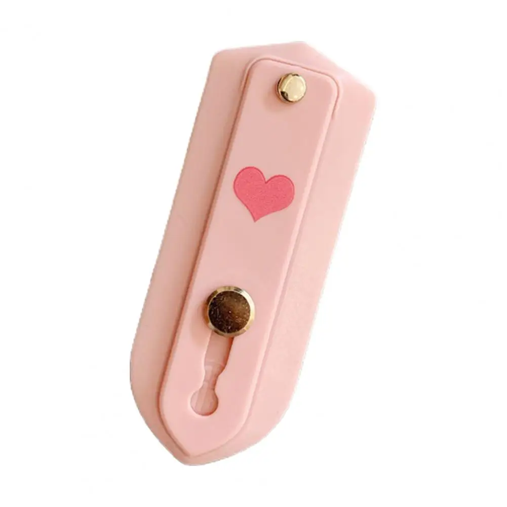 Soporte de agarre de dedo para teléfono, pulsera Universal autoadhesiva de silicona con forma de corazón para teléfono, soporte de anillo de empuje para escritorio