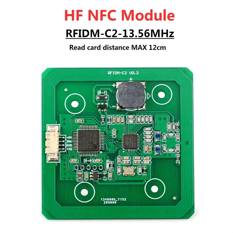 Leitor RFID Mini Módulo NFC HF Incorporado Módulo de Integração de Antena RF 13.56Mhz RFIDM-C2 Módulo de Leitura/Escrita