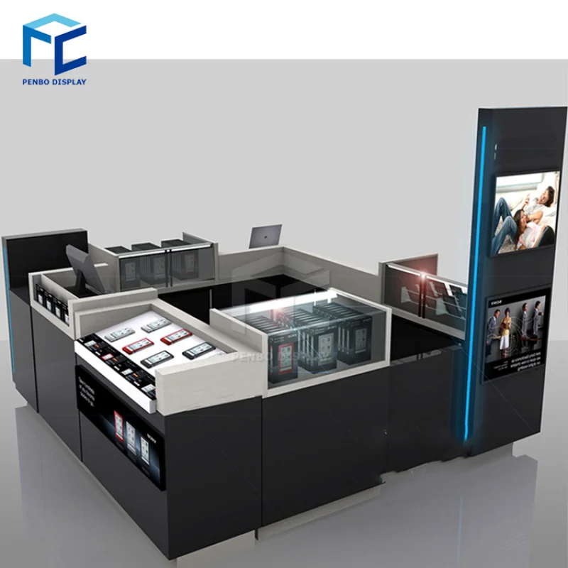 2025 customized.2019 popular ink cart mobile cell phone accessories kiosk , repair kiosk design sale