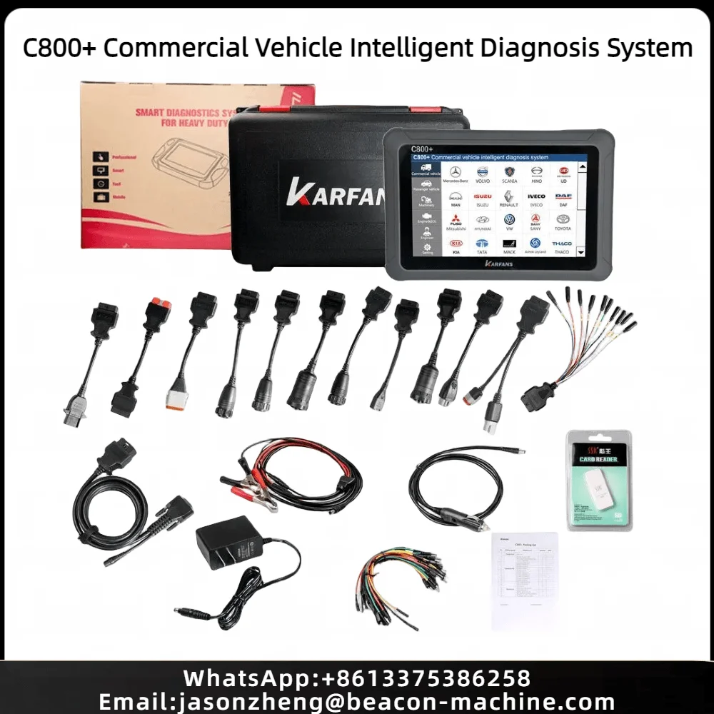 New Arrival C800+ Heavy Duty Truck Diesel Vehicle Diagnostic Scan Tool for Commercial Vehicle Passenger Car Machinery