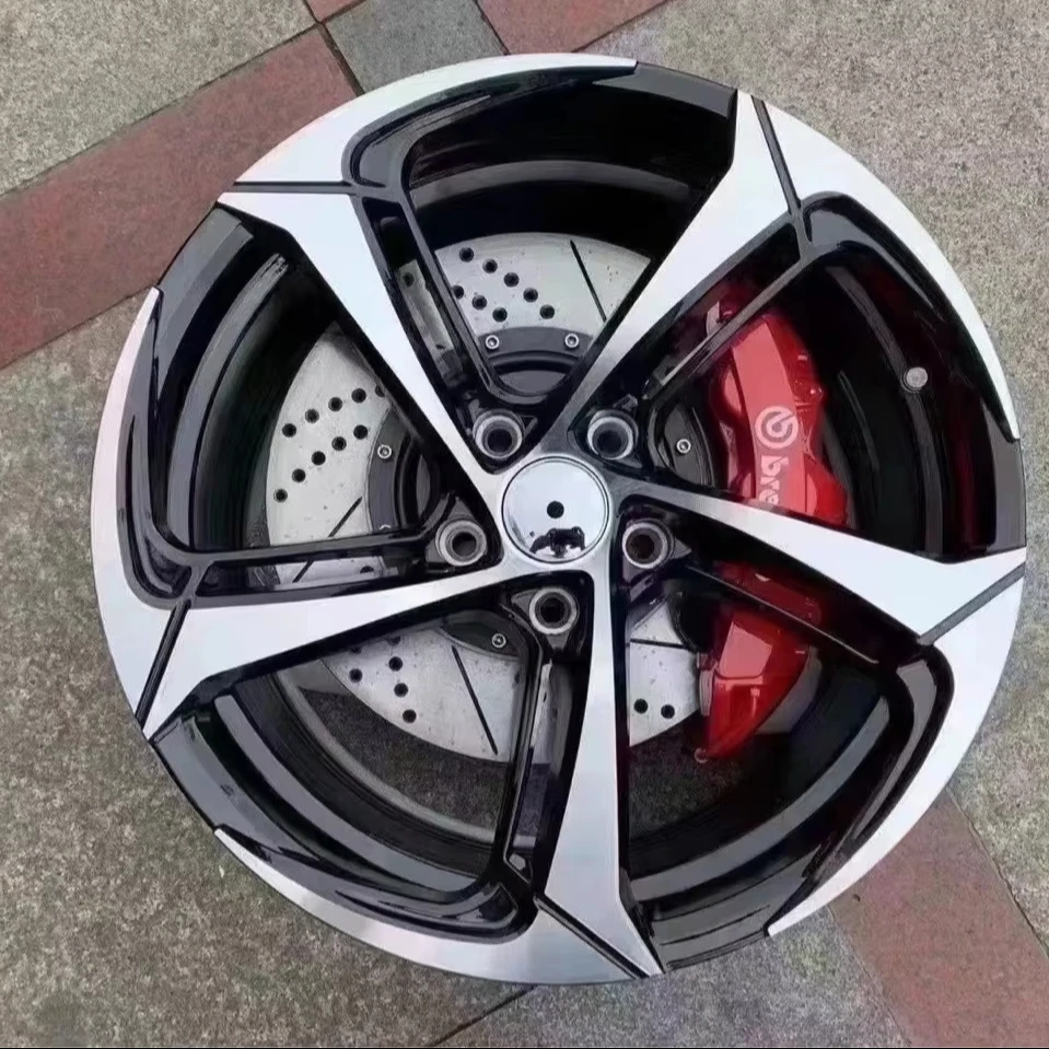 New High Performance Aluminum Alloy Chrome Multi-Spoke Retrofit/Upgrade Wheel Hub Universal Fitment Alloy Passenger Car Wheels