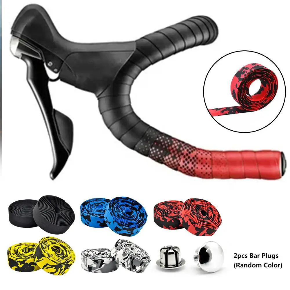 New Road Bicycle Handlebar Tape Non-Slip Shock Absorbing Belt Ultralight Wear-Resistant Cycling Strap Road Bike Accessories